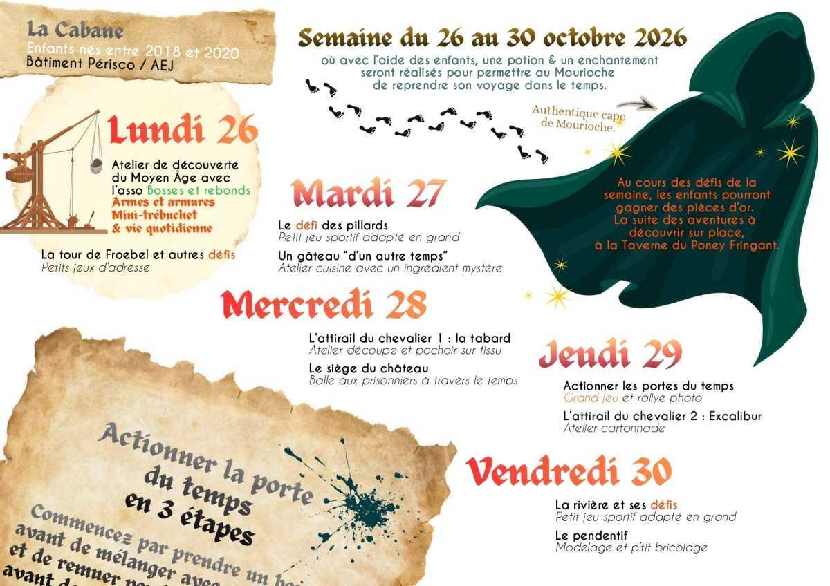 Programme Vacances Automne - Enfance