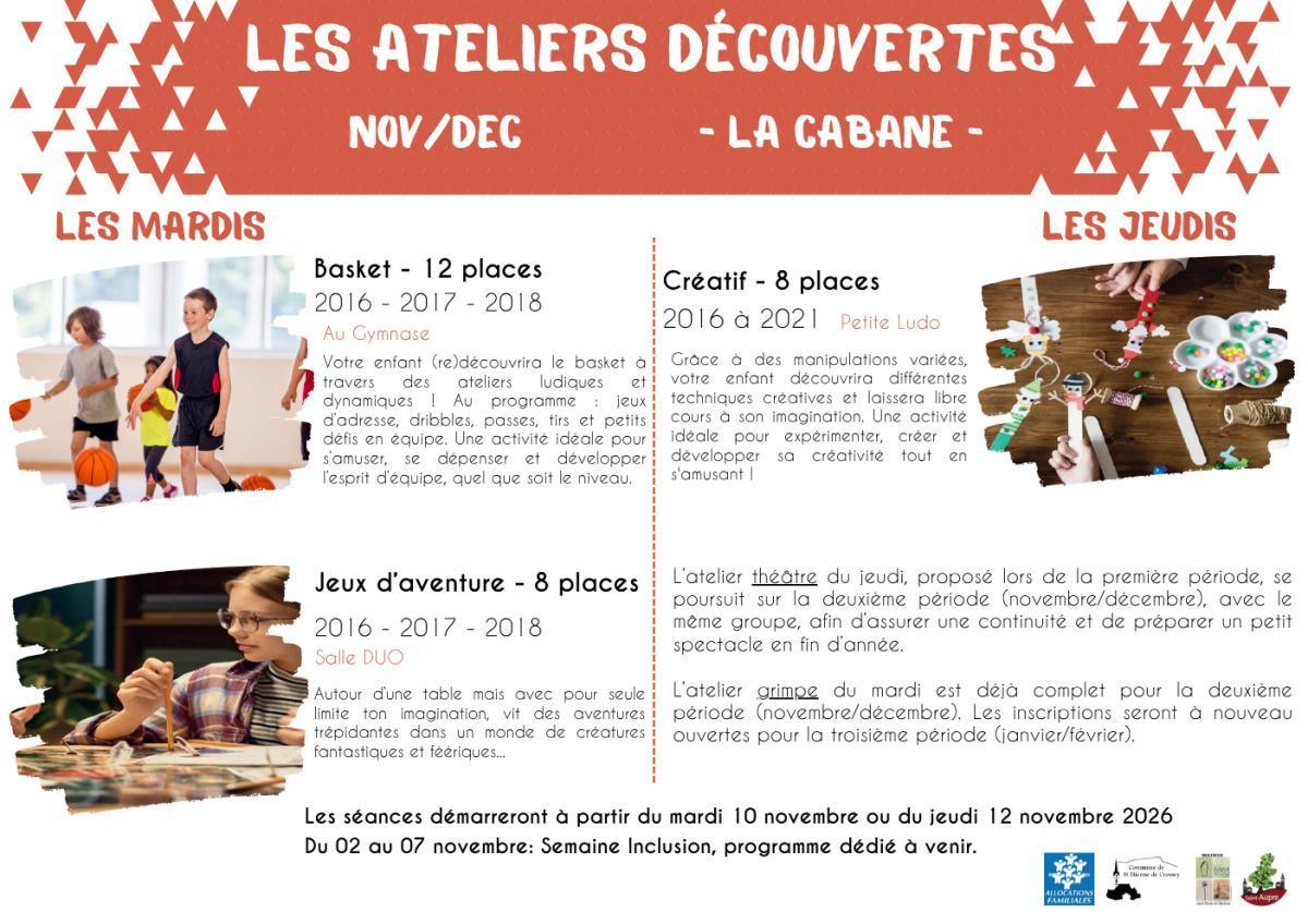 Ateliers découvertes P2