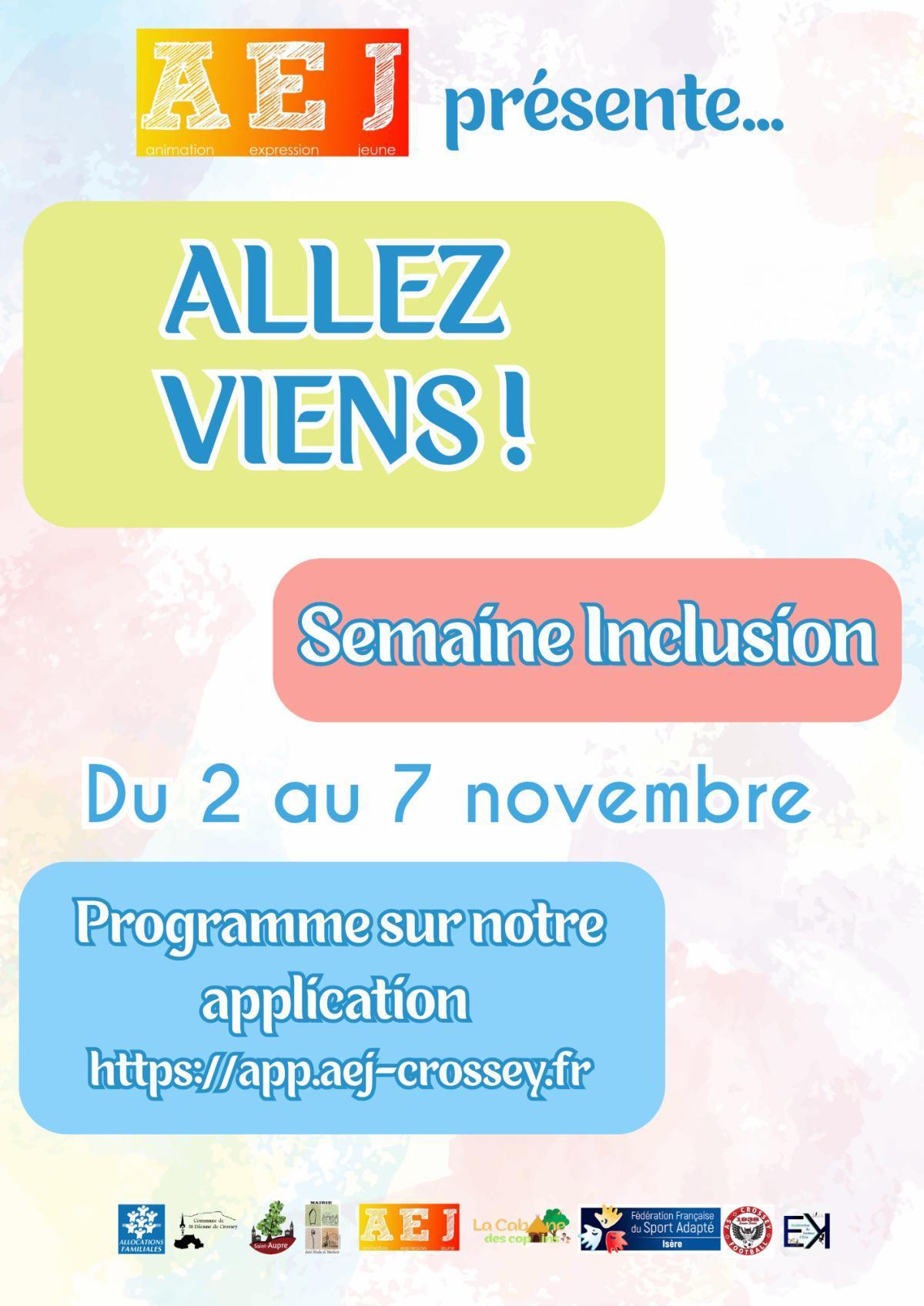 Allez viens ! - Semaine de l'inclusion