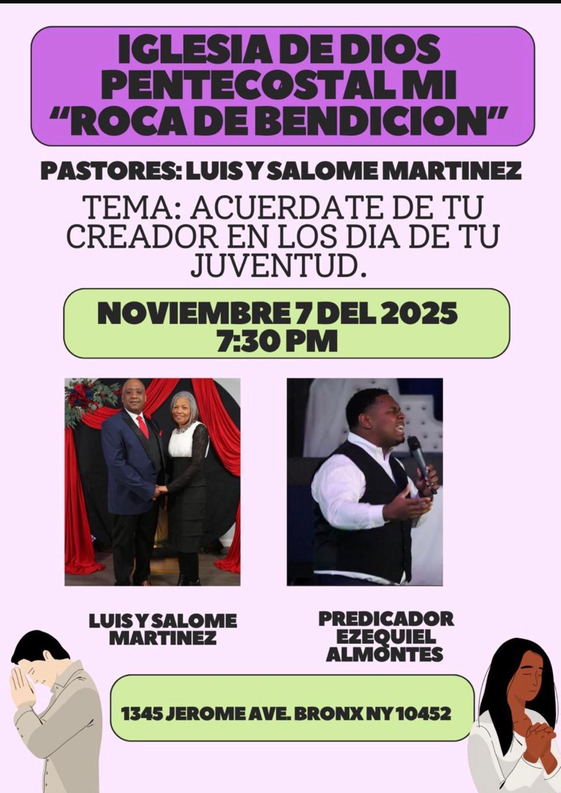 Iglesia Pentecostal Mi Roca de Bendición 