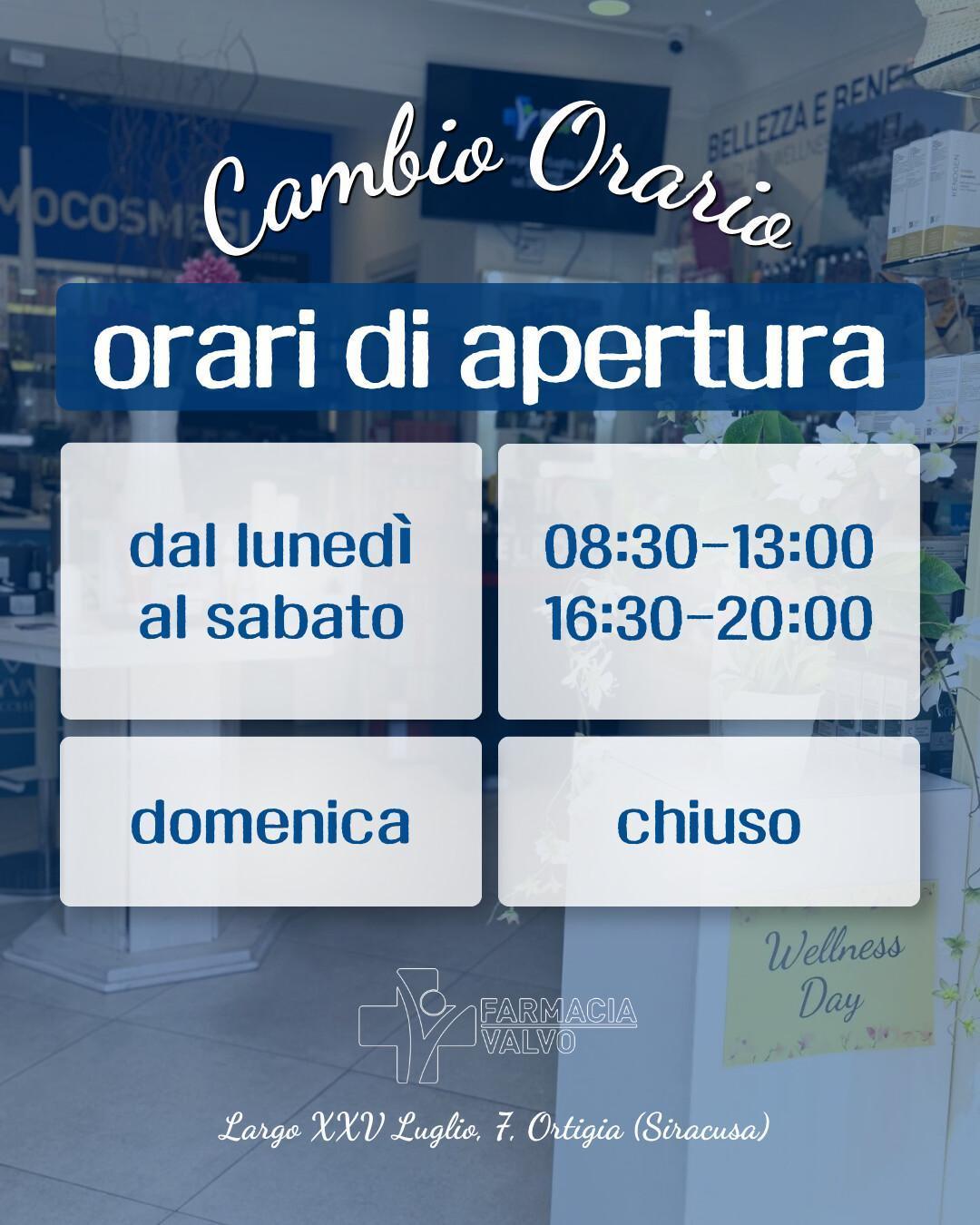 Nuovi orari