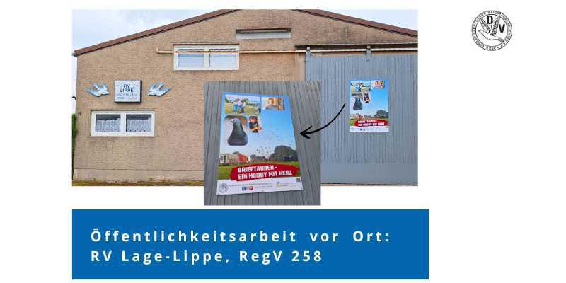 Öffentlichkeitsarbeit vor Ort: RV Lage-Lippe