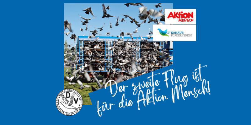 Denkt dran: 🕊💖 Der 2. Flug ist für die Aktion Mensch! 💖🕊