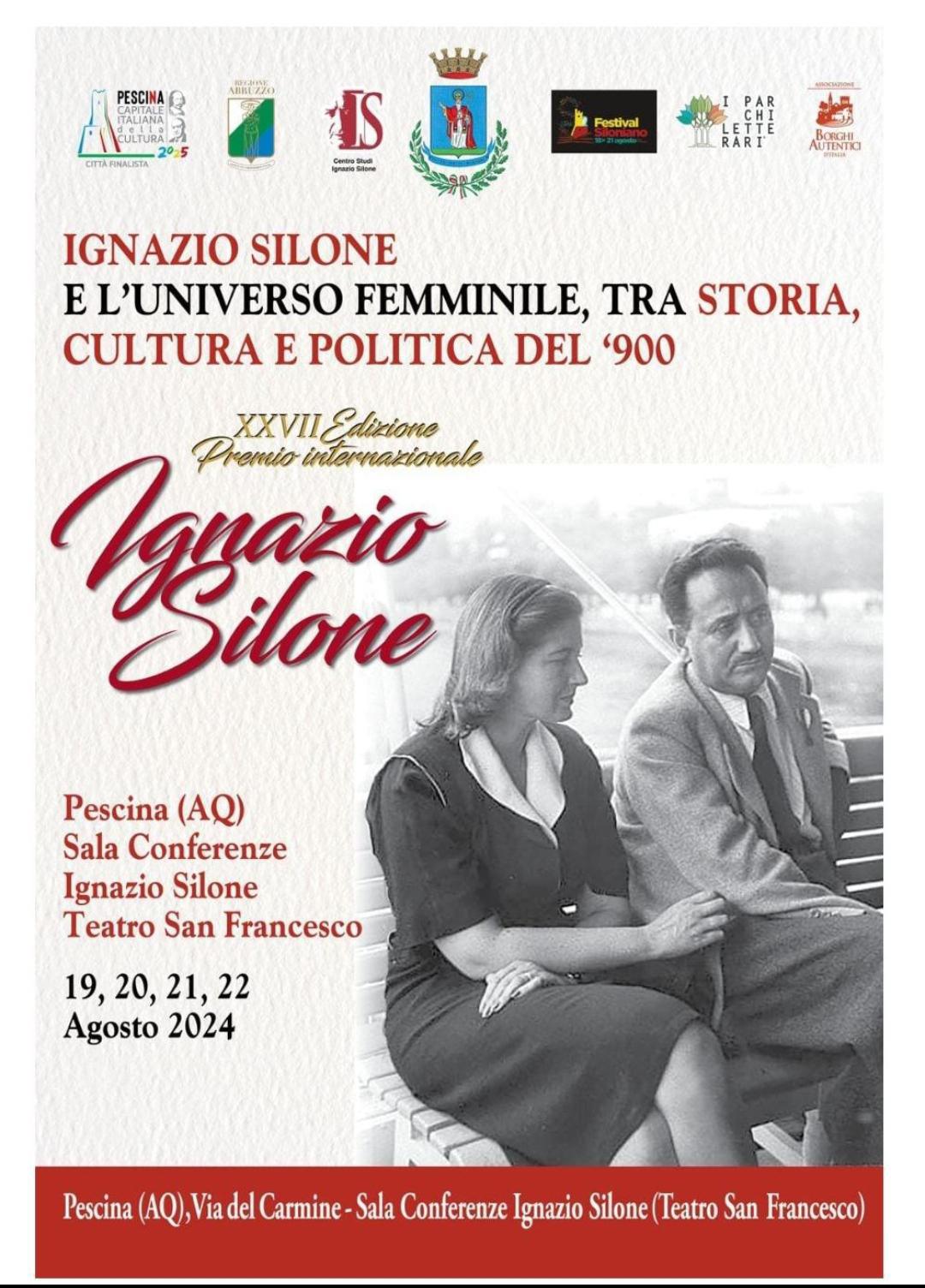 27esima Edizione Premio Silone (Agosto 2024)