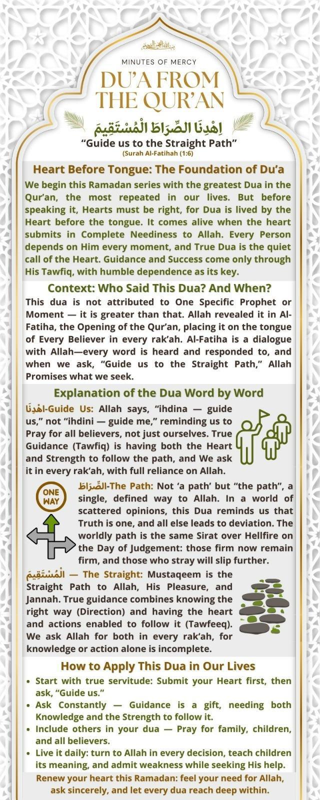 ♥️ 01. Surah Al Fatiha: Guide us to the Straight Path