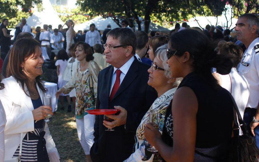 Le conseiller régional Dominique Fournel, cette année encore, ne s'est pas défilé. Il était à son poste à l'heure prévue. Un politique à la rigueur militaire...
