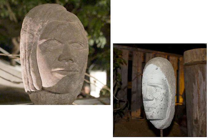 Micka Boyer, l'influence des "Moaï" de l'île de Pâques
