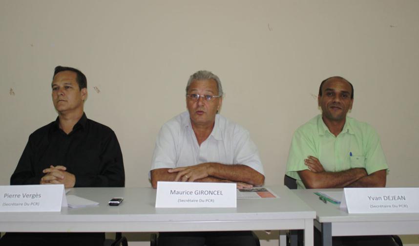 Le PCR réitère la "nécessité d'une Assemblée unique"