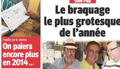 La revue de presse réunionnaise du Jour :