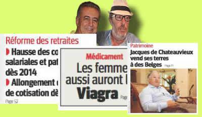 La revue de presse du mercredi 28 aout 2013