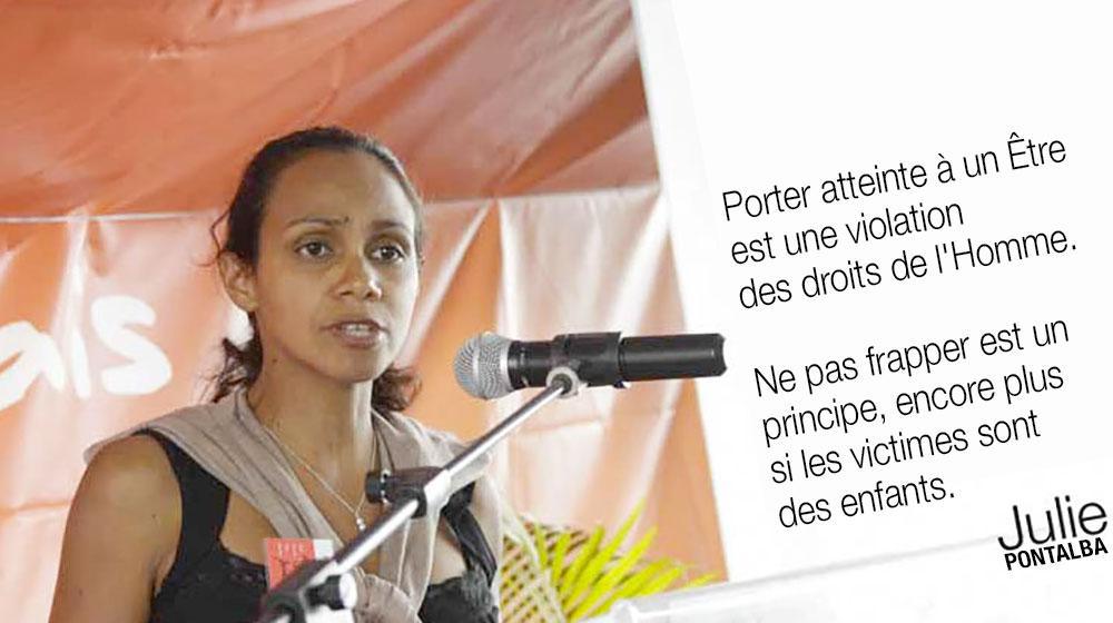 "Ne pas frapper est un principe"