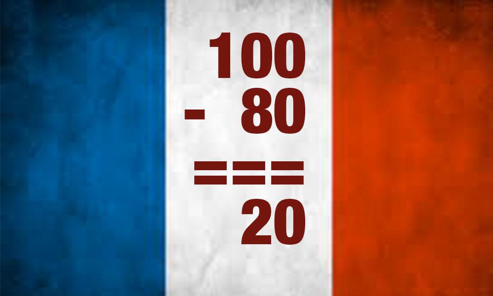 100-80=20