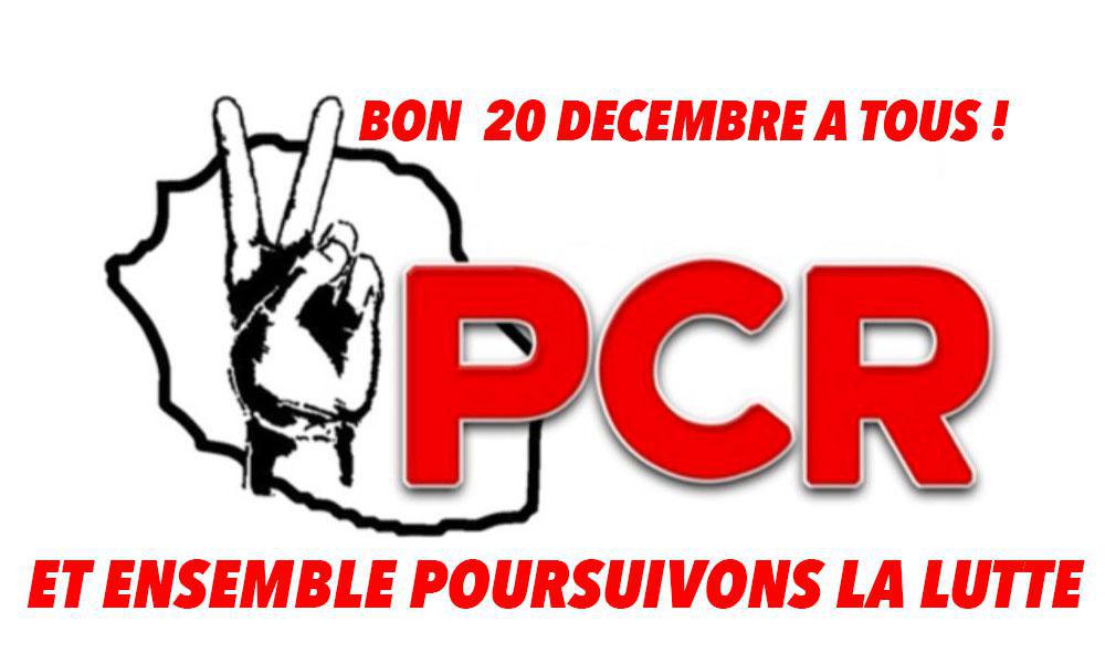 BON 20 DECEMBRE A TOUS ! ET ENSEMBLE POURSUIVONS LA LUTTE