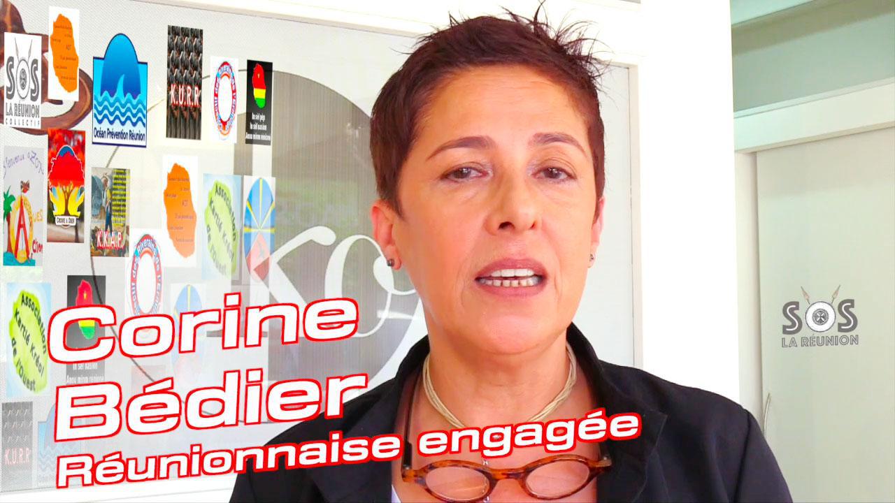 Corine BÉDIER, Réunionnaise engagée
