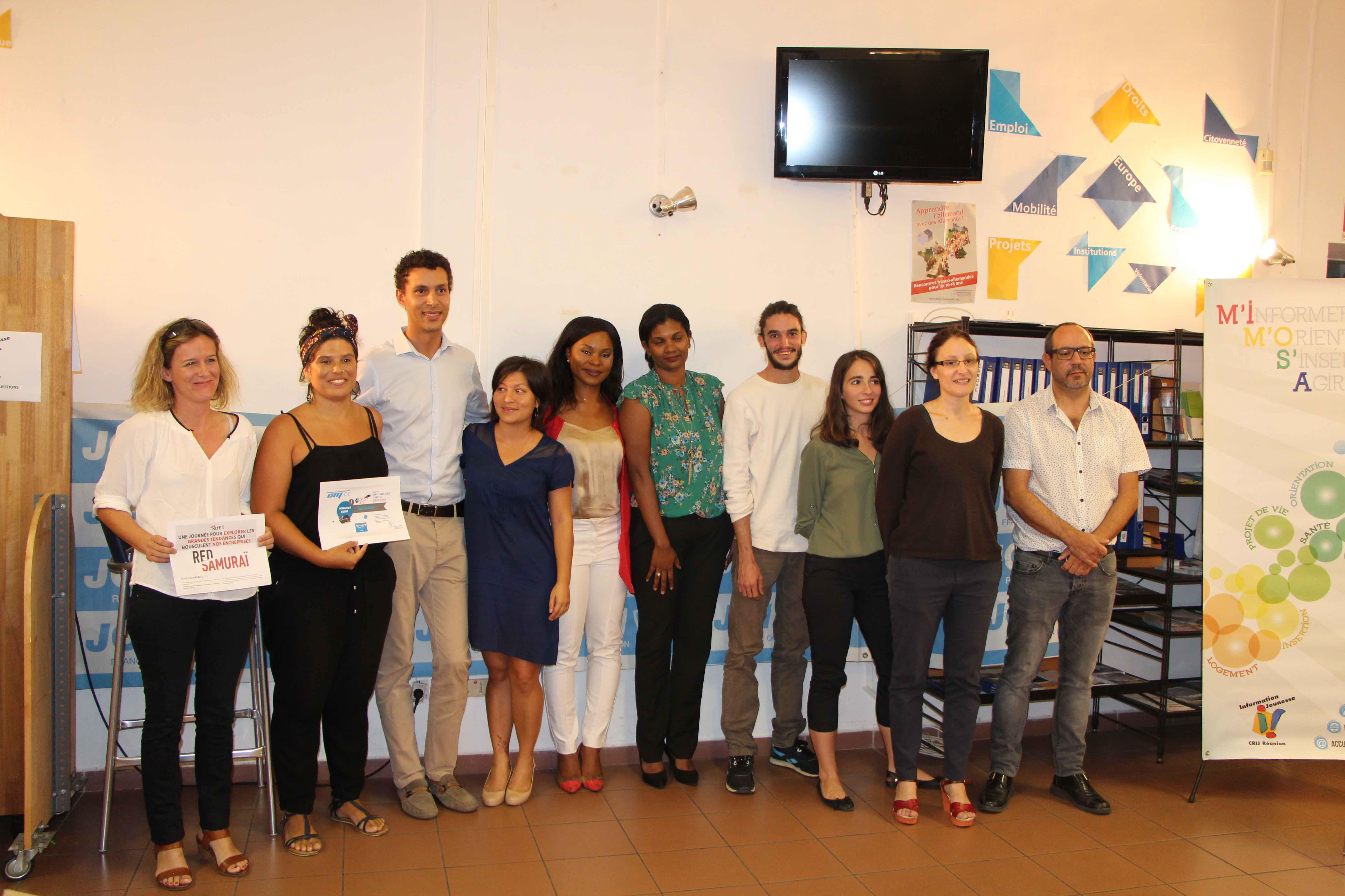 Gagnants et jury du concours TYOP