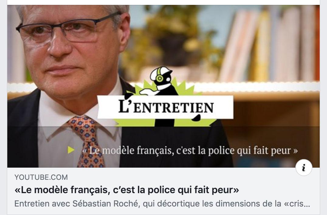 Qualité d'un gouvernement en regardant sa police