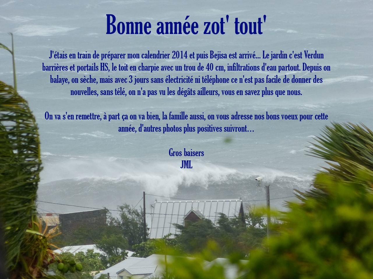 Jean-Marie : Bonne année zot' tout'