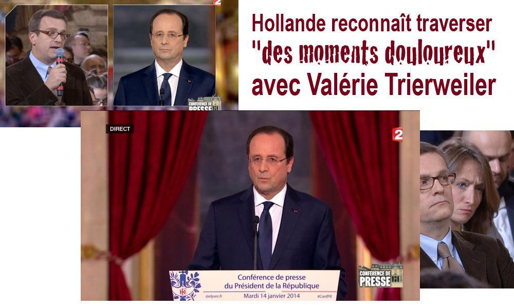 François Hollande et Valérie Trierweiler dans la tempête