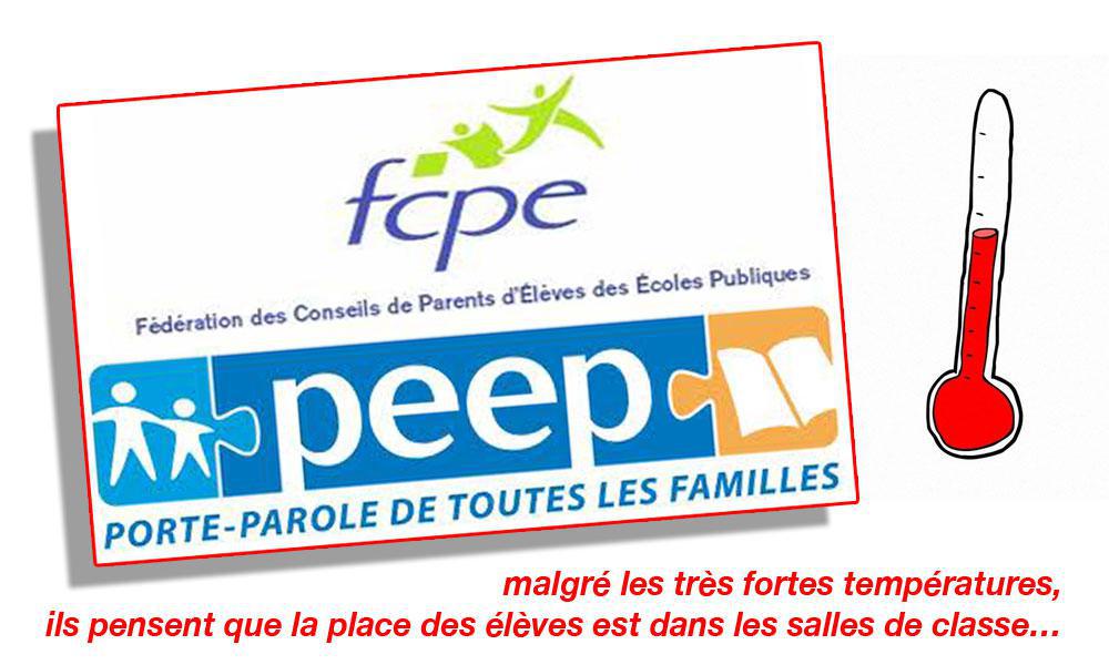 APPEL AU CALME des Fédérations de parents d'élèves socialistes