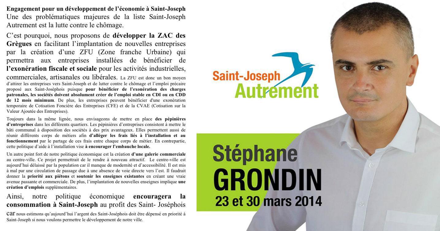 Développement économique avec Saint-Joseph Autrement