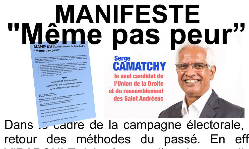 Communiqué de presse sur le manifeste
