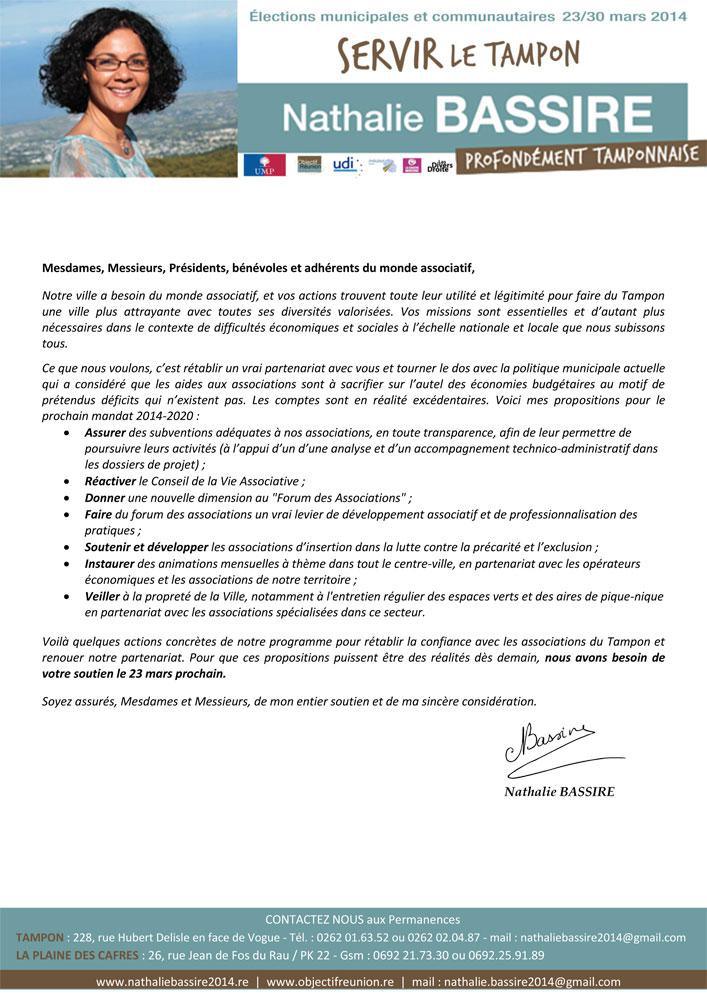Nathalie Bassire : Pour rétablir la confiance avec les associations