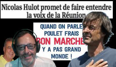 Nicolas Hulot, invité de la région et de l'I.R.T , "ambassadeur de la planète" : " Je suis, naturellement, défenseur des requins !". 