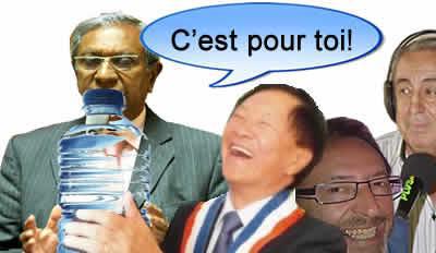 VIRA a de l'eau à vendre, TAK manque d'eau, Le so(u)rcier SINI doit avoir la solution !