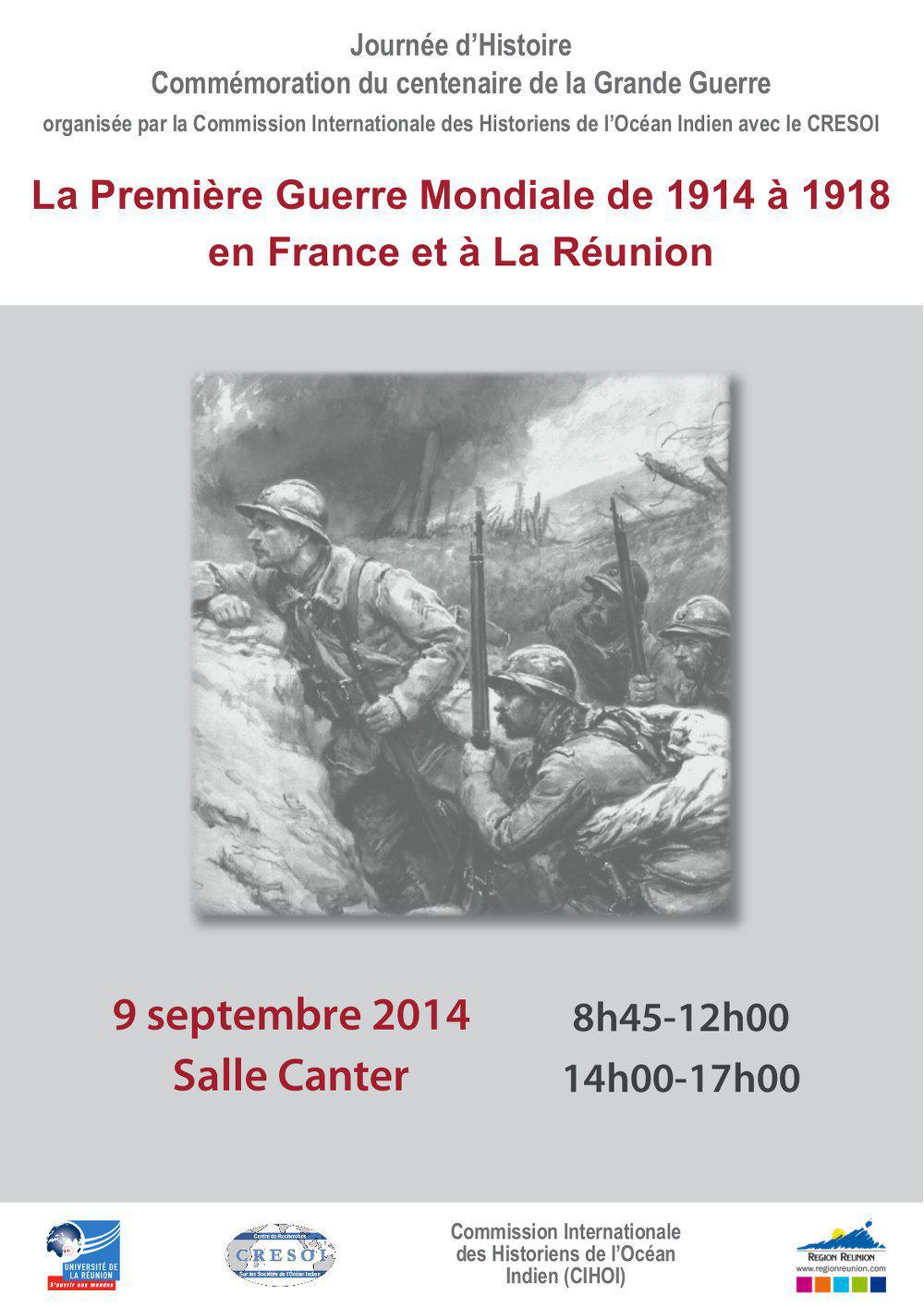 Journée d'histoire consacrée à la Première Guerre Mondiale