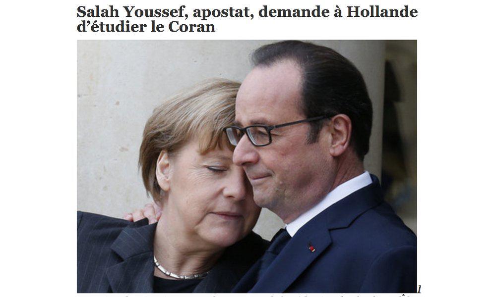 Salah Youssef, apostat, demande à Hollande d’étudier le Coran