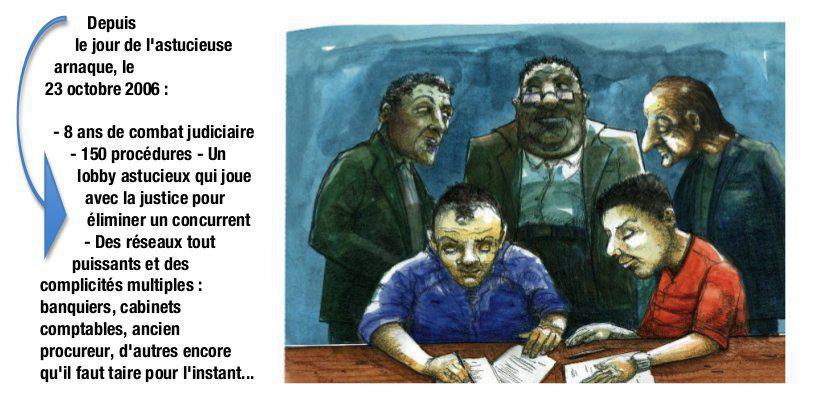Tribunal : Le PDG de la SOGECORE Amir Meralli Ballou et son avocat Maître Patrick Arnaud