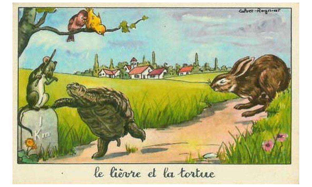 Le lièvre et la tortue