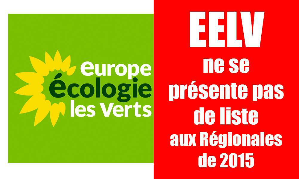 EELV ne présentera pas de liste aux Régionales de 2015