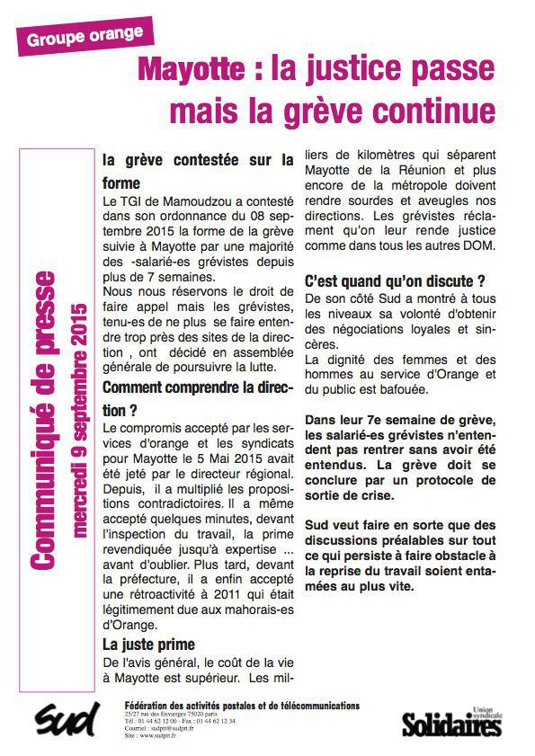 Mayotte : La justice passe mais la grève continue