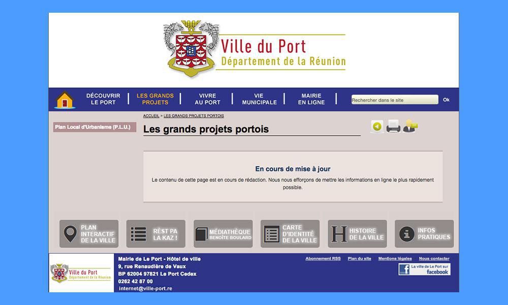 L'histoire du Port ? un grand blanc !