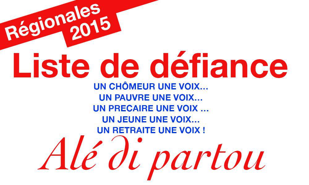 UNE LISTE CONTRE LE CHÔMAGE ET LA PRECARITE ET POUR LE DEVELOPPEMENT ECONOMIQUE ET L’EMPLOI