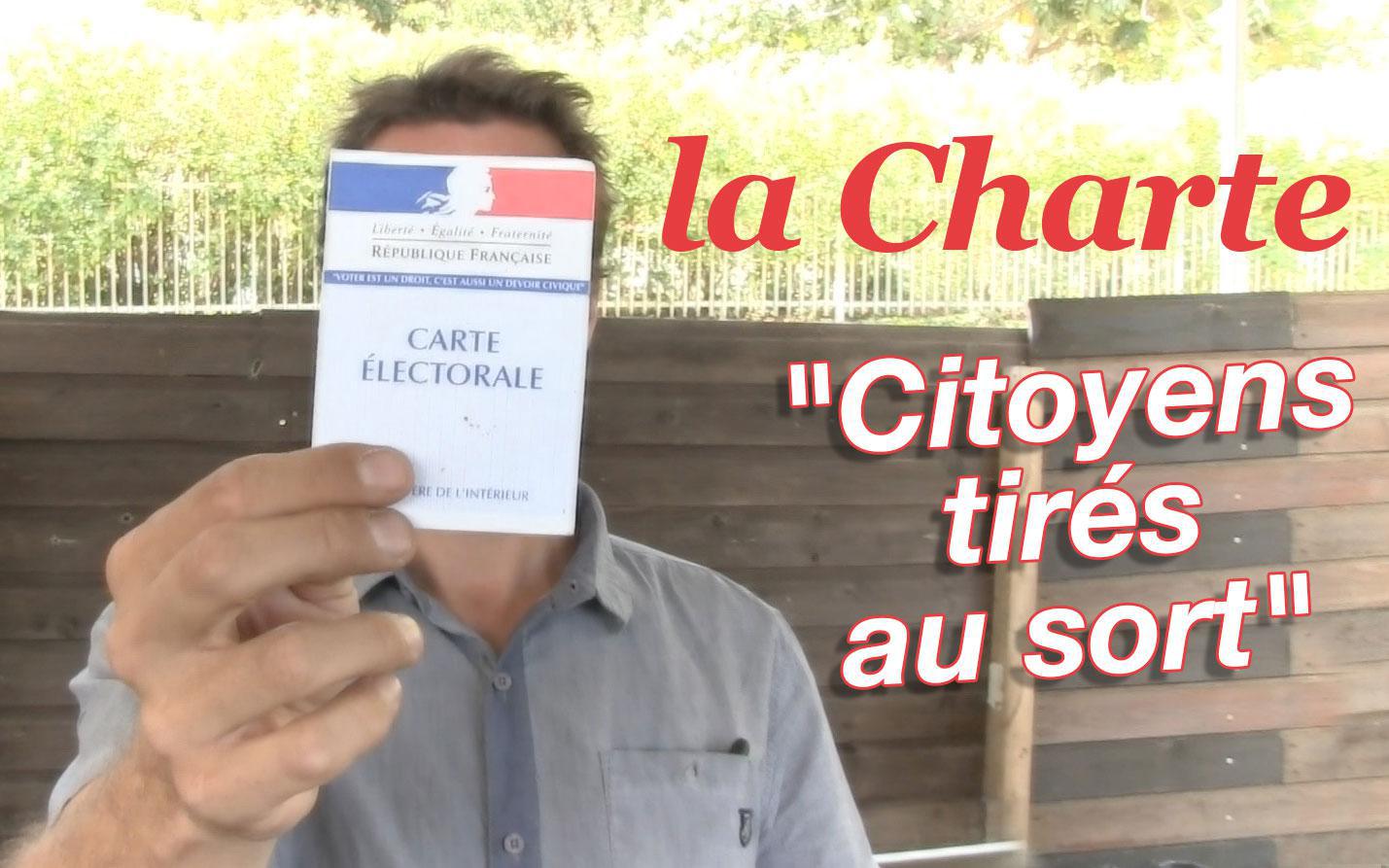 Charte éthique des candidats et élus citoyens tirés au sort sur les listes électorales