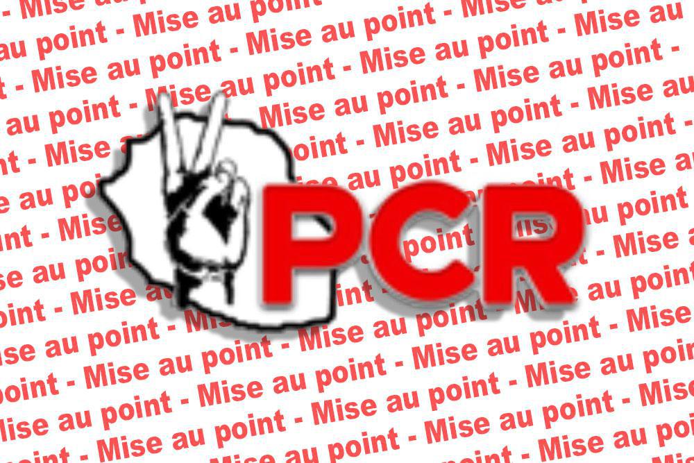 ​Mise au point du PCR