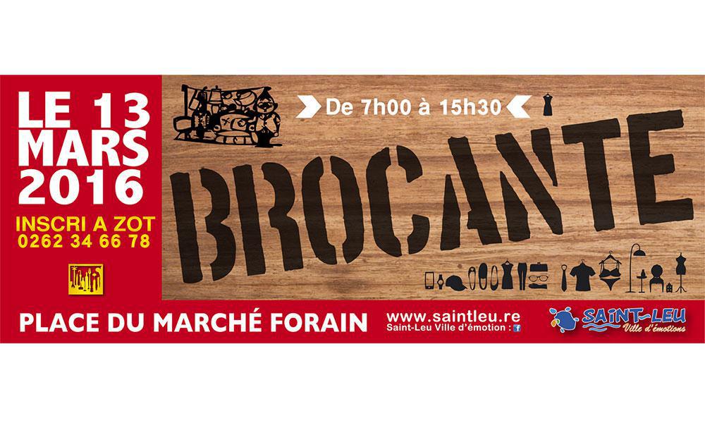 Brocante à Saint-Leu