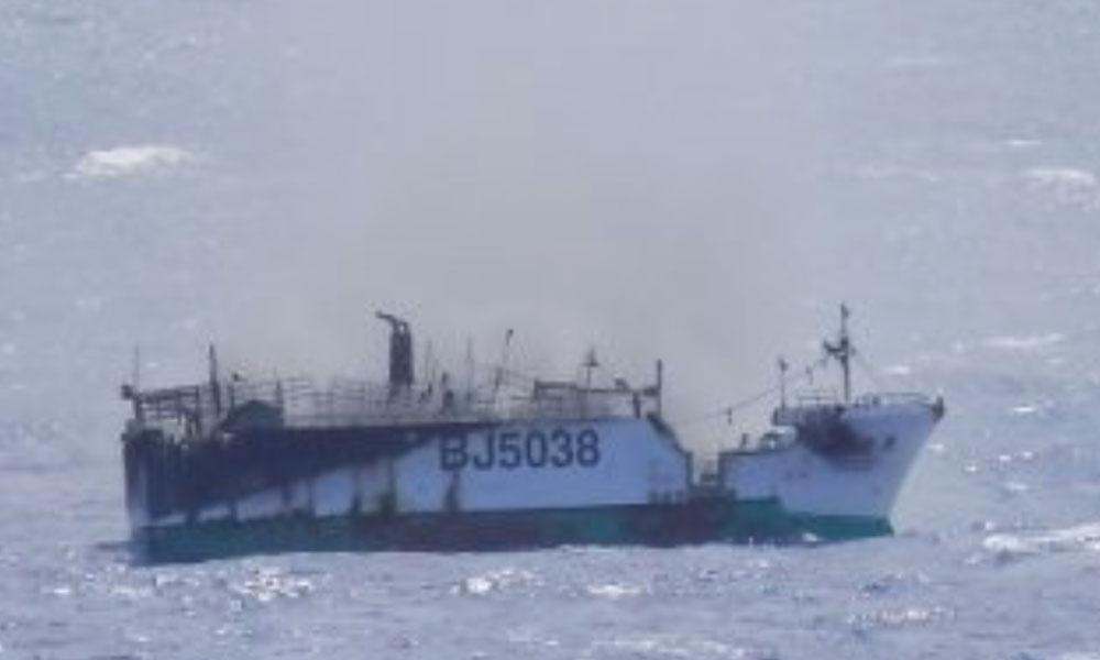 Sauvetage de 16 naufragés du navire taïwanais JORDAN No.5