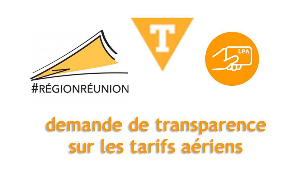[ Communiqué du LPA ] La Région rejette la demande de transparence sur les tarifs aériens proposée par le LPA