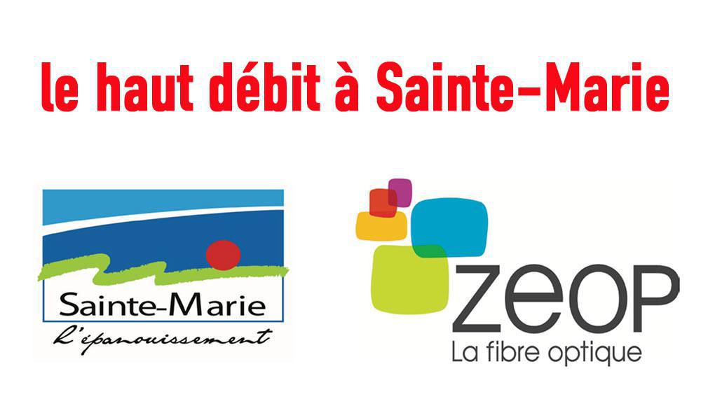 Sainte-Marie : Signature de la convention pour le déploiement de la fibre optique