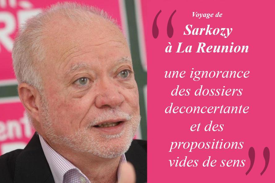 Voyage de Sarkozy à La Réunion : une ignorance des dossiers déconcertante et des propositions vides de sens