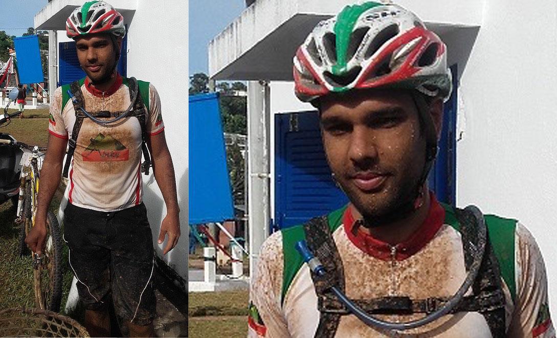 Une compétition VTT entre ciel et boue