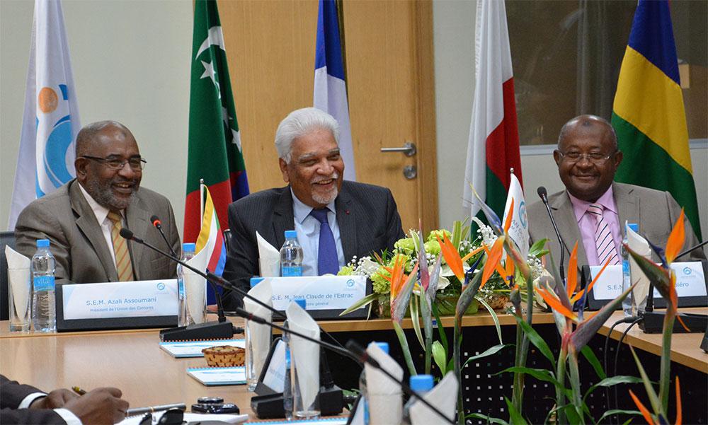 Visite du Président de l’Union des Comores à la COI