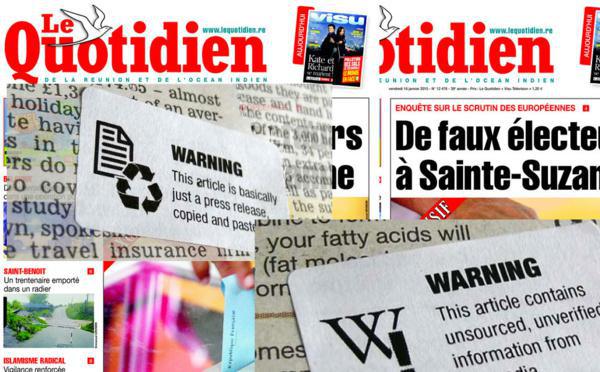 Le mauvais journalisme au quotidien