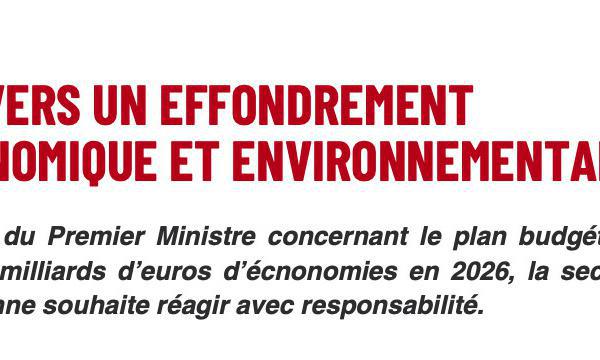 EN MARCHE VERS UN EFFONDREMENT SOCIAL, ÉCONOMIQUE ET ENVIRONNEMENTAL