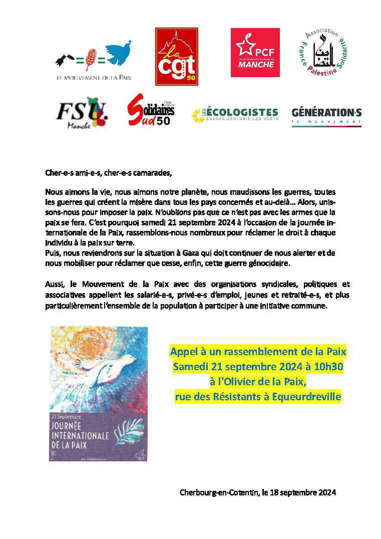 Journée internationale de la Paix