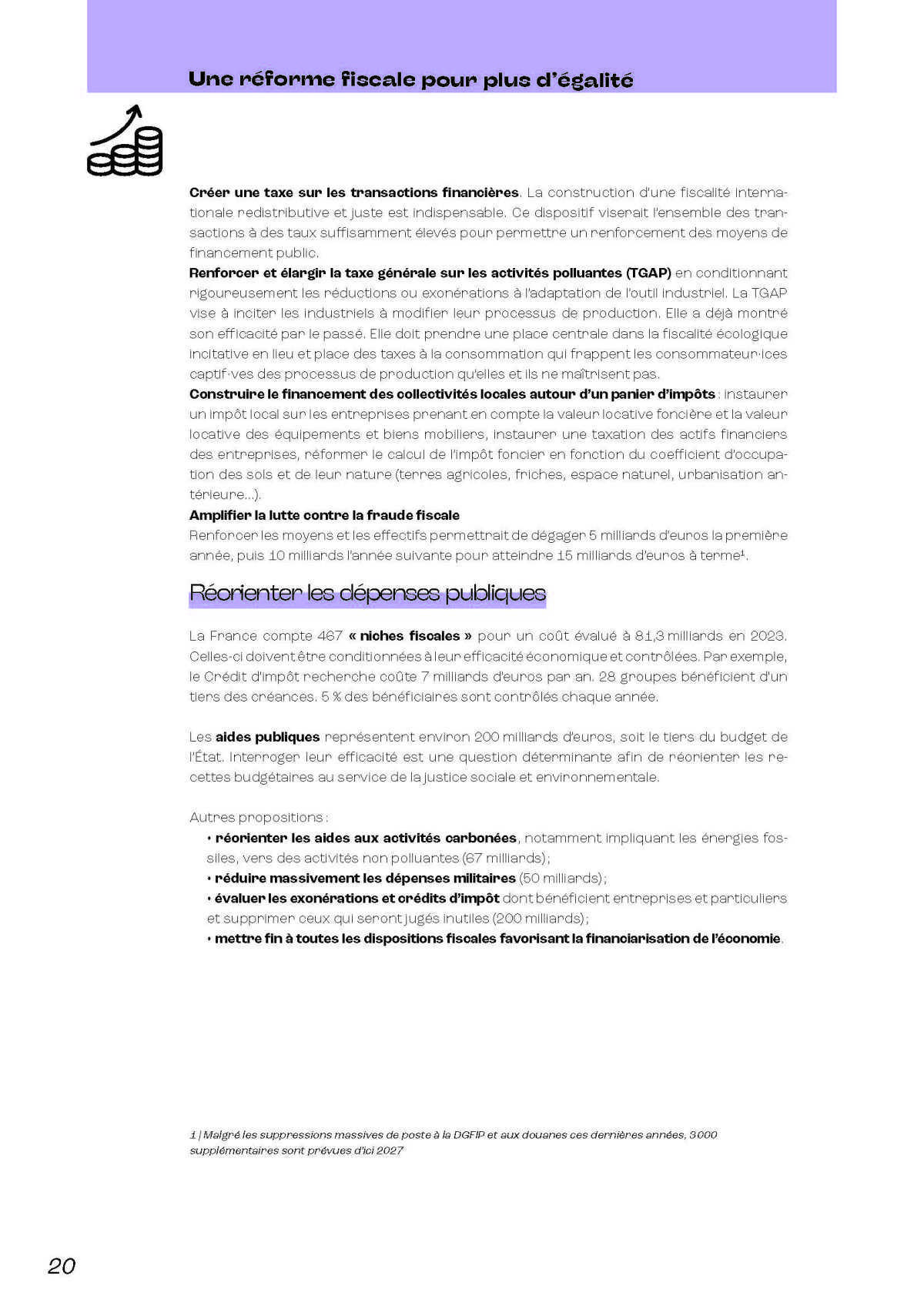 Budget de l’État : décryptage et propositions
