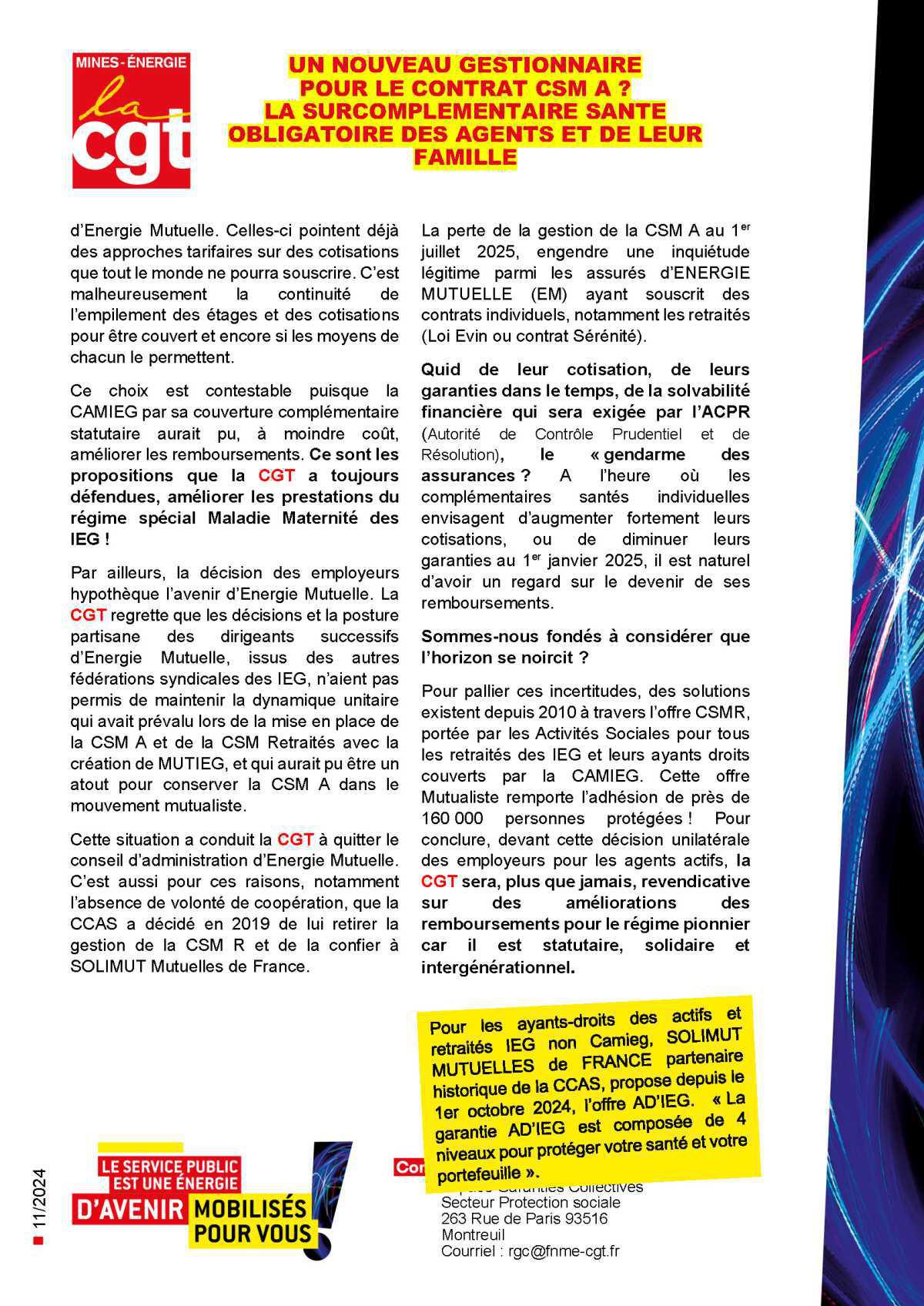 CSMA ? C'est quoi?